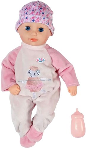 BABY born bambola Anna Rosé 36cm corpo morbido giocattolo biberon rosa-2