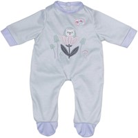 BABY born abbigliamento bambola tutina menta 43cm motivo bosco sostenibile-2