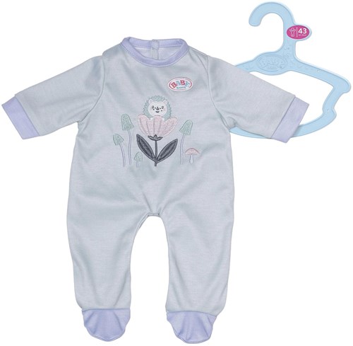 BABY born abbigliamento bambola tutina menta 43cm motivo bosco sostenibile-3