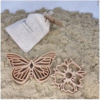 Grennn stampini farfalla e fiore - giocattolo educativo multicolore-3