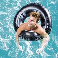 Bestway ciambella Mud Master - grande gonfiabile 91 cm blu piscina