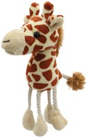 The Puppet Company burattino da dito giraffa - giocattolo in peluche per bambini