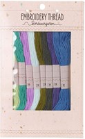 Set fili da ricamo filo da cucito multicolore 8 pezzi 8x7m creativo