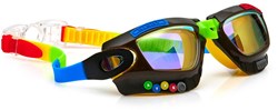 Bling2O occhialini da nuoto - Gamer - occhialini bambini in silicone con protezione UV