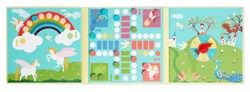 Gioco da tavolo magnetico SCRATCH To Go - Man Don't Worry - Unicorns