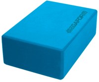 Megaform blocco yoga blu - Blocco yoga classico per esercizi e supporto