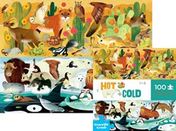 Crocodile Creek puzzle animali - 100 pezzi - gioco educativo bambini