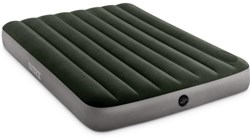 Intex materasso gonfiabile campeggio 2 posti con pompa 137x191x25cm verde