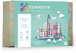 Connetix Piastrelle Magnetiche Brick Lane Pastello 106 Pezzi