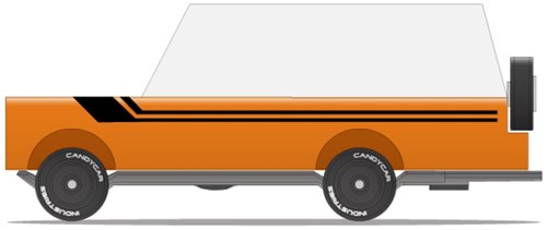 Candylab auto giocattolo in legno - Rio Grande Mule Orange miniatura-2
