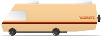 Candylab auto giocattolo in legno - camper bus Yosemite - design retrò-2