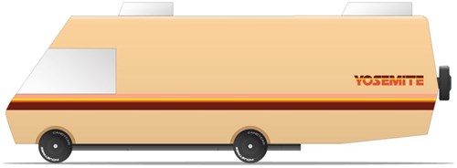 Candylab auto giocattolo in legno - camper bus Yosemite - design retrò-2