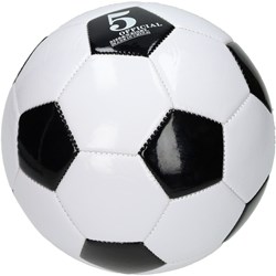 Pallone da calcio nero bianco giocattolo per bambini - design classico