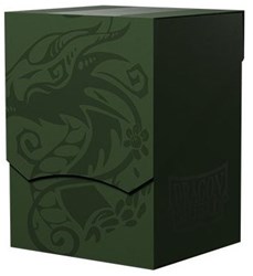 Asmodee scatola porta carte Forest Green - accessorio TCG