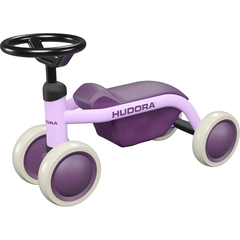 Hudora bicicletta senza pedali Steppy 6 pollici lavanda - bici equilibrio per bambini