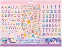 Creative Craft Group fogli di adesivi - Set adesivi unicorno Fairy per bambini