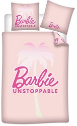 Copripiumino Barbie singolo rosa poliestere 140x200cm federa