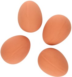 Set uova rimbalzanti giocattolo - 4 pezzi uova in plastica per divertirsi