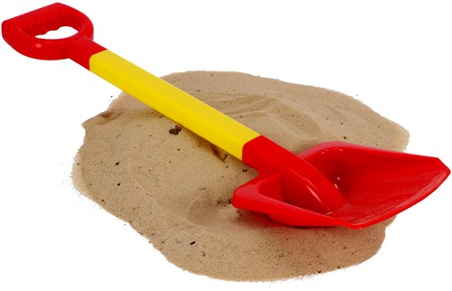 Pala rastrello lusso plastica 54 cm giocattolo sabbiera spiaggia-2