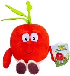 Peluche ravanello rosso 26cm - morbido peluche verdura giocattolo