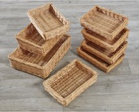 Cosy mini vassoi cesti portaoggetti 6 pezzi salice buff-2
