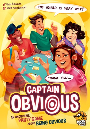 Lucky Duck Games gioco di società Captain Obvious gioco di carte per gruppi
