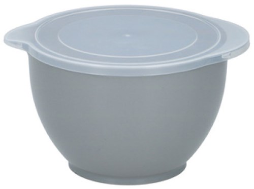 Alpina set ciotole per mescolare con coperchio - 3 pezzi - grigio bianco - cucina-3