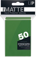 Ultra Pro bustine protettive Pro-Matte verdi per giochi di carte 50 pezzi-2