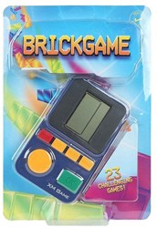 Console portatile Brickgame retro 23 giochi 6,5x11cm giocattolo