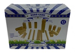Kubb spel groot hout fsc