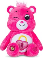 Care Bears orsetto peluche 22cm Secret Bear rosa ecologico