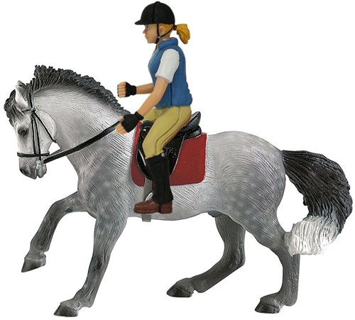 Bullyland giocattolo cavallo andaluso castrato – dettagliato e robusto – 12 cm-2