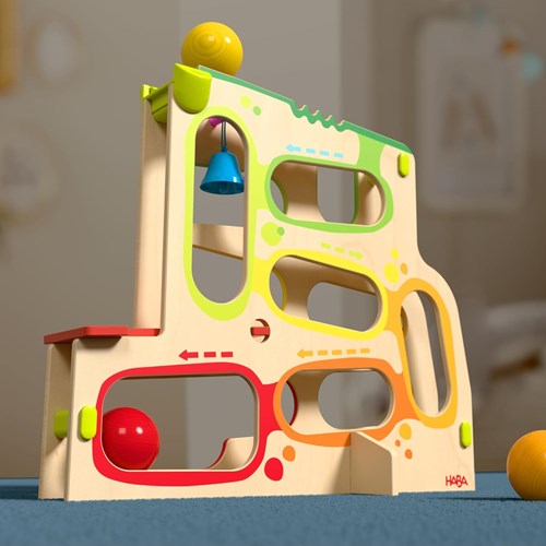 Haba pista per biglie prima infanzia - Kullerrum divertimento per i piccoli-2