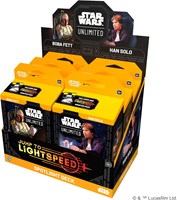 Fantasy Flight Games Star Wars Unlimited Jump to Lightspeed Display Decks 6 pezzi TCG