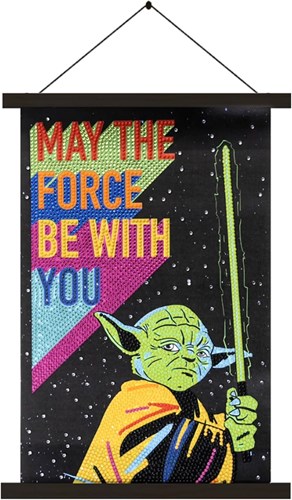 Craft Buddy Yoda mini kit arte con cristalli 20x30cm set creativo