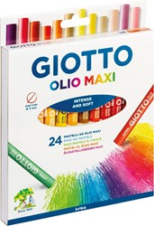 Giotto Box Of 24 Maxi Oil Pastels Giotto