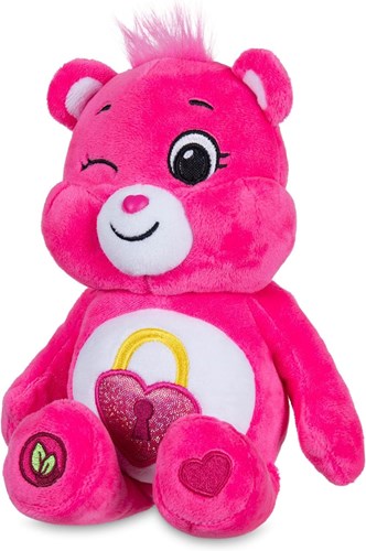 Care Bears orsetto peluche 22cm Secret Bear rosa ecologico-3