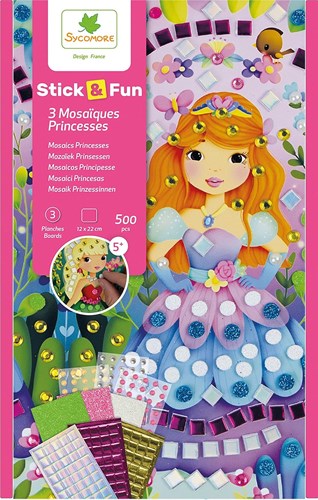 Sycomore giocattolo mosaico Princesses divertimento creativo 5+-2