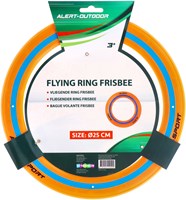 Alert frisbee giocattolo sportivo Flying Ring 25cm multicolore