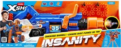 Zuru X-shot Insanity mega barrel blaster con luce e fumo 72 dardi