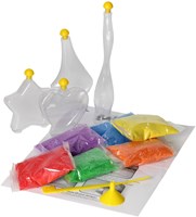 Set creativo Sand Art XL con sabbia colorata per bambini-2