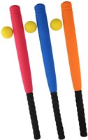 Giocattolo mazza da baseball in schiuma con palla - divertimento sportivo colorato