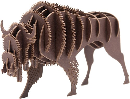 Modello di carta 3D FRIDOLIN - Bisonte-2