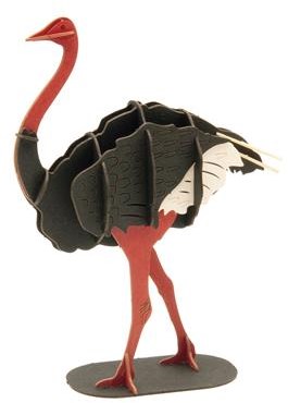 Modello 3D in carta FRIDOLIN - Struzzo-3