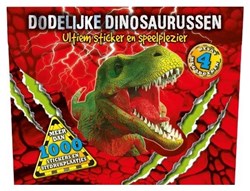 Dodelijke dinosaurussen libro di adesivi divertimento per bambini