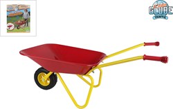 Kids Globe carriola metallo rosso giallo giocattolo per bambini 79cm