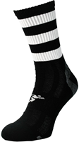 Precision calze sportive Pro junior metà alte nere-bianche comfort traspirante