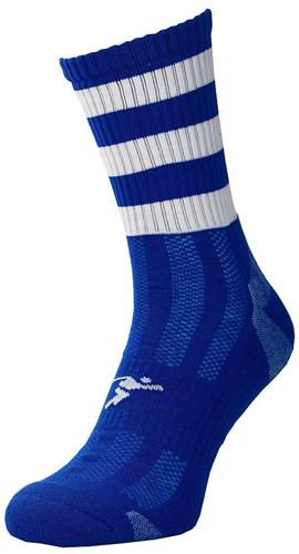 Precision calze sportive GAA mid royal-bianco comfort traspirante 7-11
