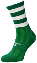 Precision calze sportive Pro junior metà altezza verde-bianco comfort traspirante