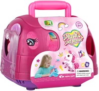 Unicorno peluche valigia da viaggio giocattolo con accessori